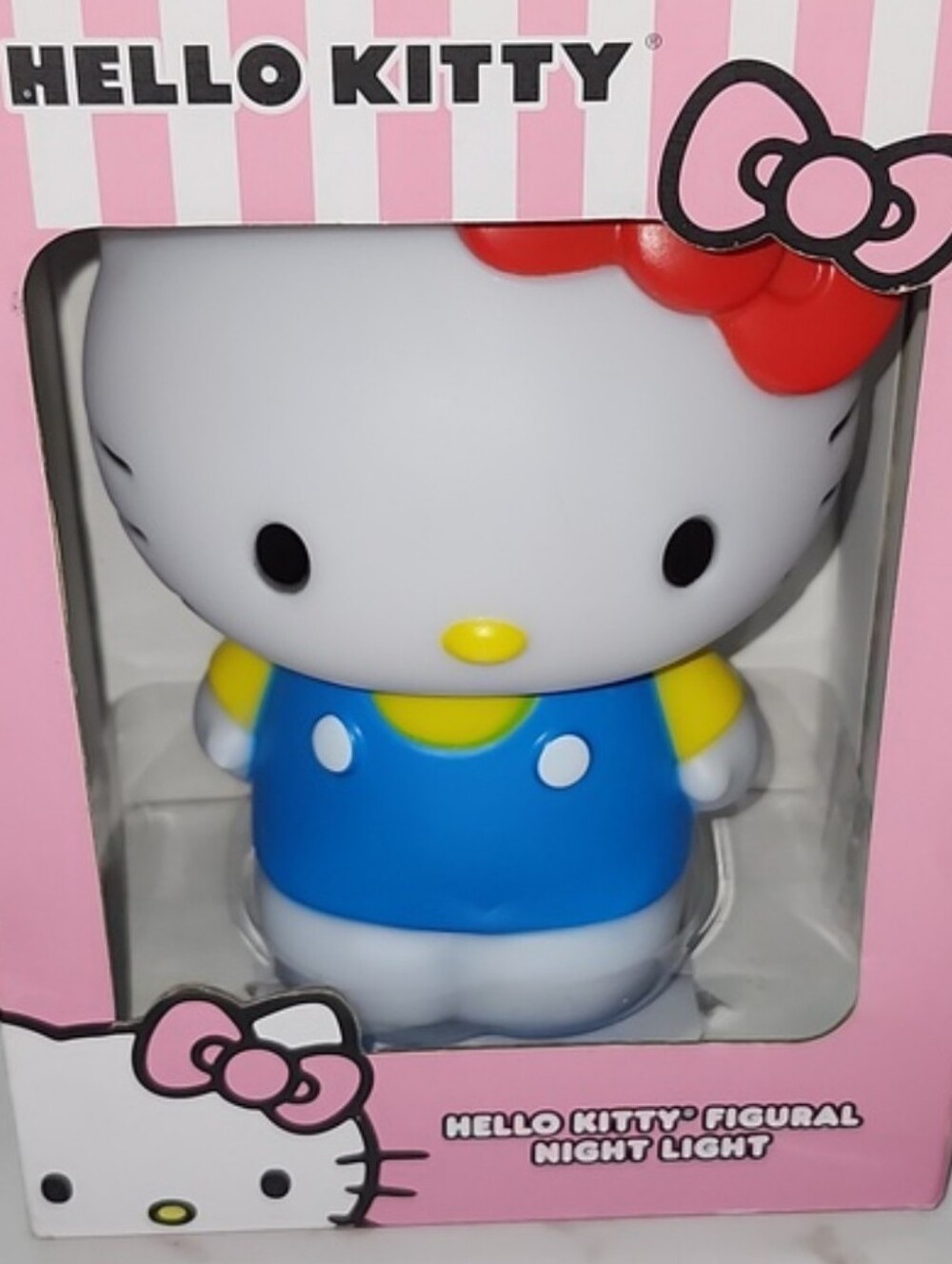 NIB Hello Kitty Night Light - Blue Overalls